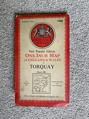 ORDNANCE SURVEY ONE INCH MAP: TORQUAY (New Popular Edition)