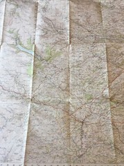 1953 Ordnance Survey One Inch Seventh Series Map 117 Bala And Welshpool