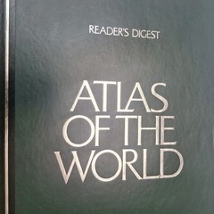 Atlas Of The World Reader’s Digest 1989 Hardcover Used Good