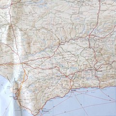 Bartholomew Euro Map – Spain & Portugal Scale – 1: 1,250,000 (1982).