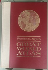 Vintage 1963 Readers Digest Great World Atlas HC Book 2nd Edition Great Maps
