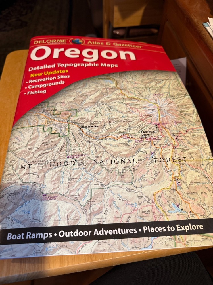 Delorme Oregon Atlas & Gazetteer – Detailed Topographic Maps, Trails, & OUTDOORS