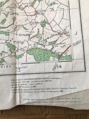 MARLBOROUGH- 1929 OS Popular Edition 1” Contoured Road Map