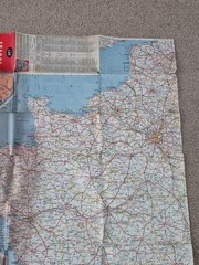 Vintage France Folding Map 1964