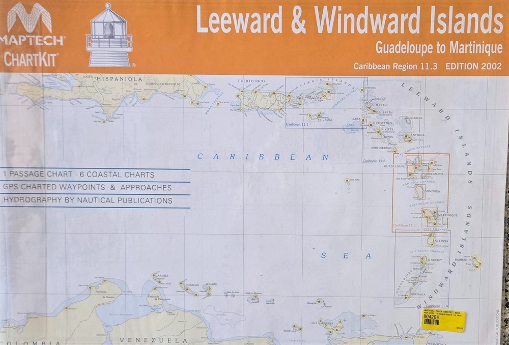 Leeward and Windward Islands MapTech Chart Kit