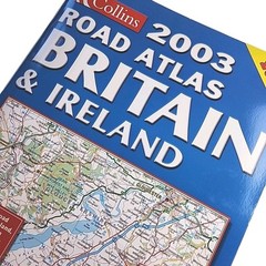 Road Atlas Britain Ireland Collins 2003 Paperback Book