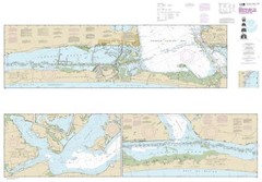Intracoastal Waterway Redfish Bay to Middle Ground | Waterproof NOAA Chart 11308