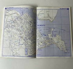 Set of 4 Devon & Cornwall Travel Ordinance Survey & Road Maps Inc. Plymouth