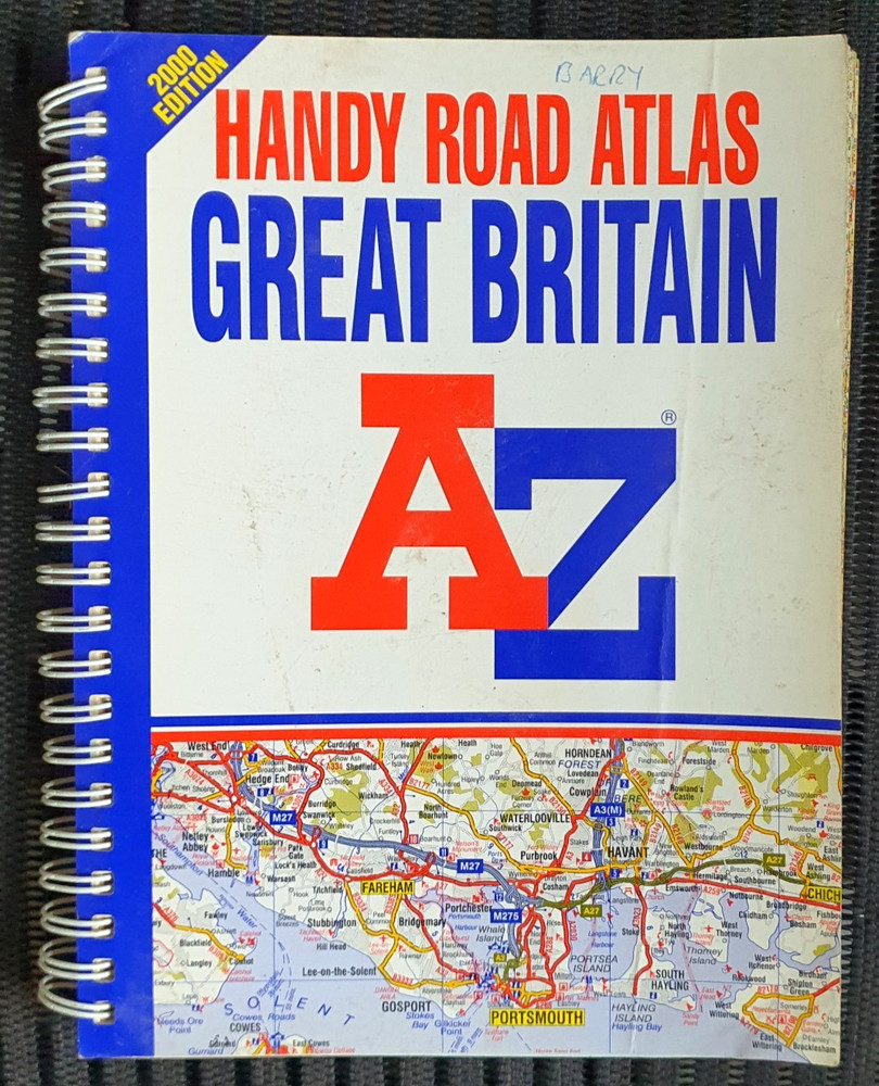 2000 Edition Handy Road Atlas of Great Britain by Geographers’ A-Z Map Company