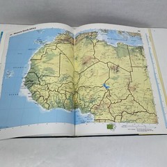 Reader’s Digest Wide World Atlas Maps 1987 Vintage Coffee Table Hardcover Book A