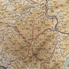 AYRSHIRE Bartholomew Revised Contoured Half In Map No 40 Paper 1962 Girvan