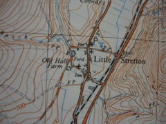 1956 (1961) OS CHURCH STRETTON 1:25000 Map SO49 2&1/2 inch