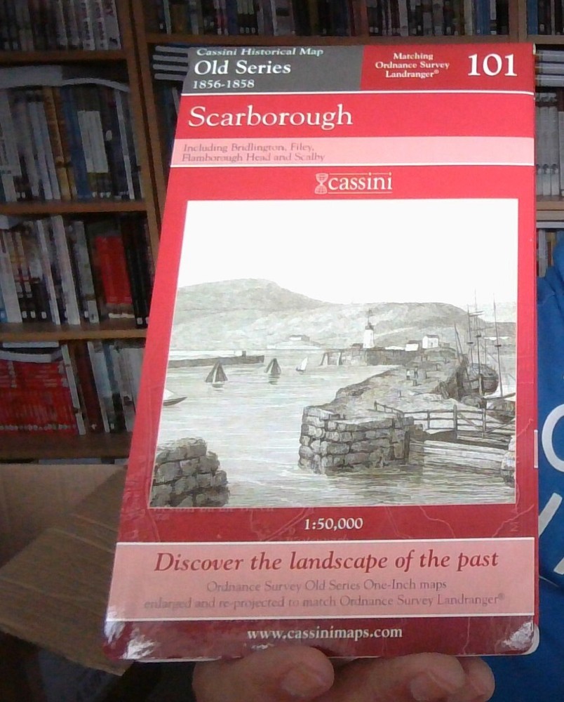 MAP OF Scarborough 1856-1858 Cassini OLD SERIES SHEET 101 BRAND NEW