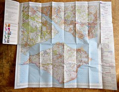 ORDNANCE SURVEY ‘LANDRANGER’ MAP – “SOLENT & ISLE OF WIGHT” – Sheet 196