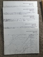 1985 USGS Geologic Map MF-1790 Sacramento Valley & Sierra Foothills 5 Sheets