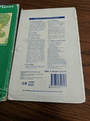 London A-Z Map lot x2 100 & 35 mile tourist Geography travel vacation research