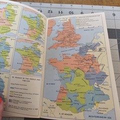 Historical Atlas of the World 1970 Paperback Contains 108 Color Maps
