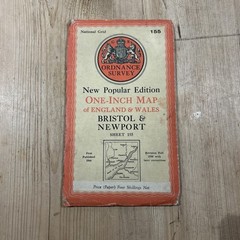 BRISTOL & STROUD Ordnance Survey Paper Sixth Series 1946 Sheet 156 One Inch