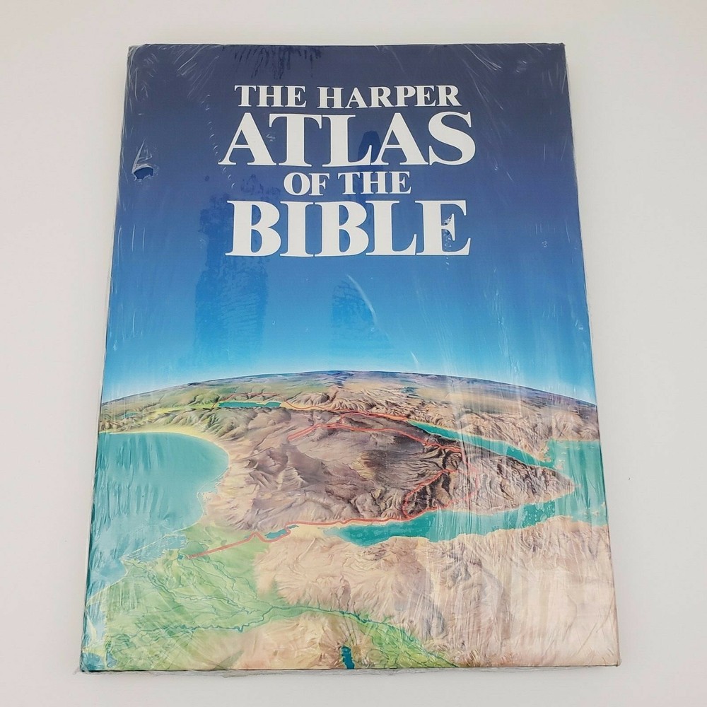 The Harper Atlas of the Bible (1987, Hardcover) – Sealed – New