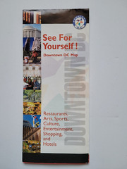 Washington pocket guide, tourist map, places to visit, metro underground