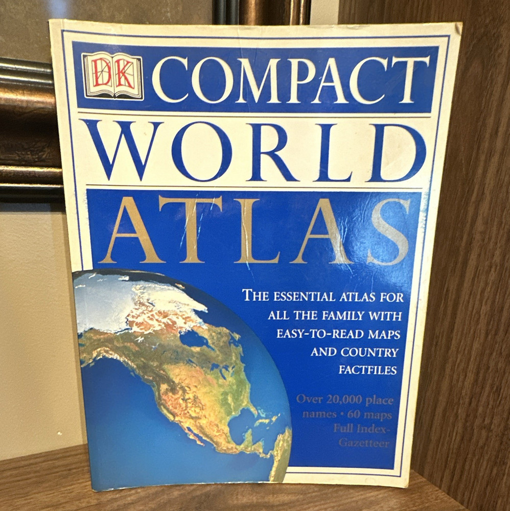 DK Compact World Atlas Paperback, World Atlases, ISBN 0-7894-7987-7