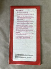 Throughroutes to and from Leicester – 1985 – Coloured Tourist Road Map – The AA