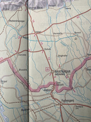 Nelles Map, Nepal: Scale – 1: 1,500,000.