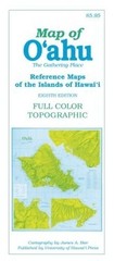 Map of O’ahu by James A. Bier – 9780824881238