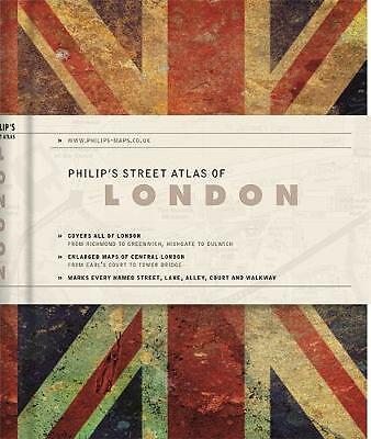 Philip’s Gift Edition Street Atlas London -New Hardback Edition Travel Book