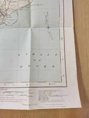 1931 Ordnance Survey 1 Inch To 1 Mile Contoured Road Map, #117 East Kent, Cloth
