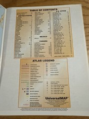 1998 AAA ROAD ATLAS USA Canada Mexico 8 1/2 x 11