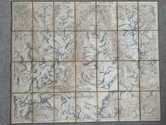 1901 Topographical Atlas of Switzerland: Siegfriedkarte. Zinal-Zermatt-Saas Fee