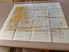 2 x 1940s Crown Copyright Ordanance Survey Maps of Midlands in Good Condition.