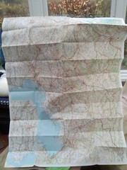 Friuli, Venezia, Giulia Tourist & Road Map Folding Paper Map