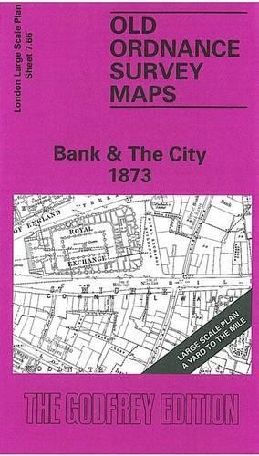 Bank and the City 1873: London Large Scale… by Godfrey, Alan Sheet map, folded