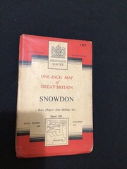 MAP – Ordnance Survey 1 inch 7th Series 1968 – SNOWDON #107 (8684)