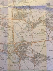 1987 Ordnance Survey Pathfinder Map 1221 SU 04/14 Shrewton And Amesbury