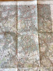 1959 Ordnance Survey One Inch Seventh Series Map 170 London South West