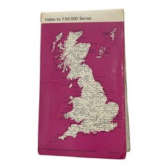 Vintage 1974 Ordnance Survey Map Cardiff & Newport Sheet 171 First Series