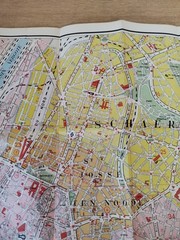 Map of Brussels and Sightseeing (R De Rouck, 1st edition) Pre-1944