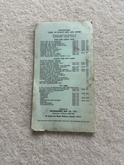 Vintage Geographers County Road Map of Surrey 230x128mm Map 570x540mm 2/-