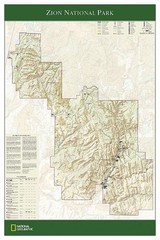 Nat Geo Maps Zion National Park Map [Tubed] (Map) (UK IMPORT)