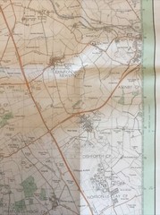 1985 Ordnance Survey Pathfinder Map SE 27/37 Ripon (incl Dishforth & Wath )