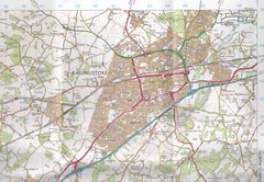 OS Map of Winchester & Basingstoke 1:50,000 Landranger series – Sheet 185