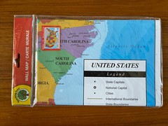 World Map and USA for Kids Poster Wall Chart of United States 39.4 x 27.5 Inches
