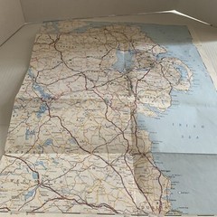Shell Road Map No.9: Ireland Vintage Folding Road Map