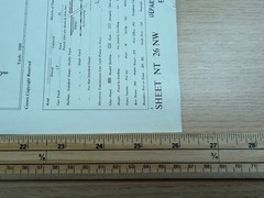 Vintage 1958 Ordnance Survey Map NT 26 NW Midlothian Colinton Pentland Hills 6″