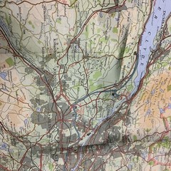 GLASGOW & THE CLYDE – Bartholomew National Map Series No 44 – 1977