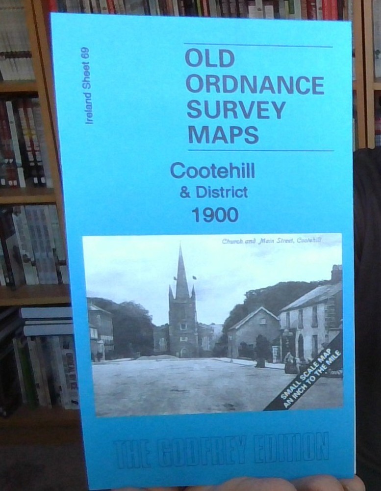 MAP OF Cootehill & District 1900 Irish One Inch Sheet 69 by Alan Godfrey NEW
