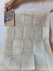 1930s Motoring And Hiking Map Sections (K) And (LL) London Homw Country Maps